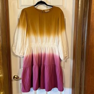 Universal Thread Tie-Dye Tiered Dress